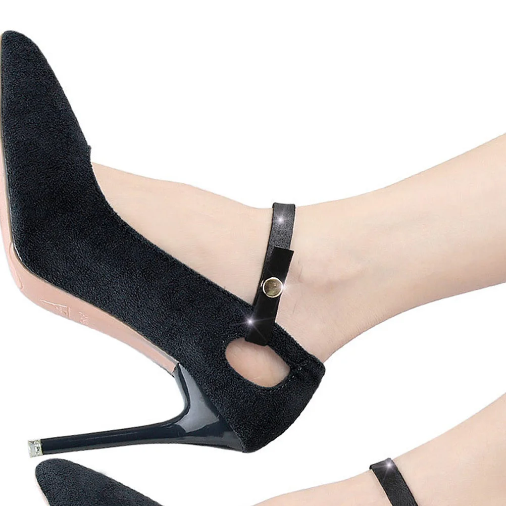 4Pairs Snap Button Straps for Women High Heels Easy to Wear Delicate Design Long-Lasting Performance for Pumps Shoes