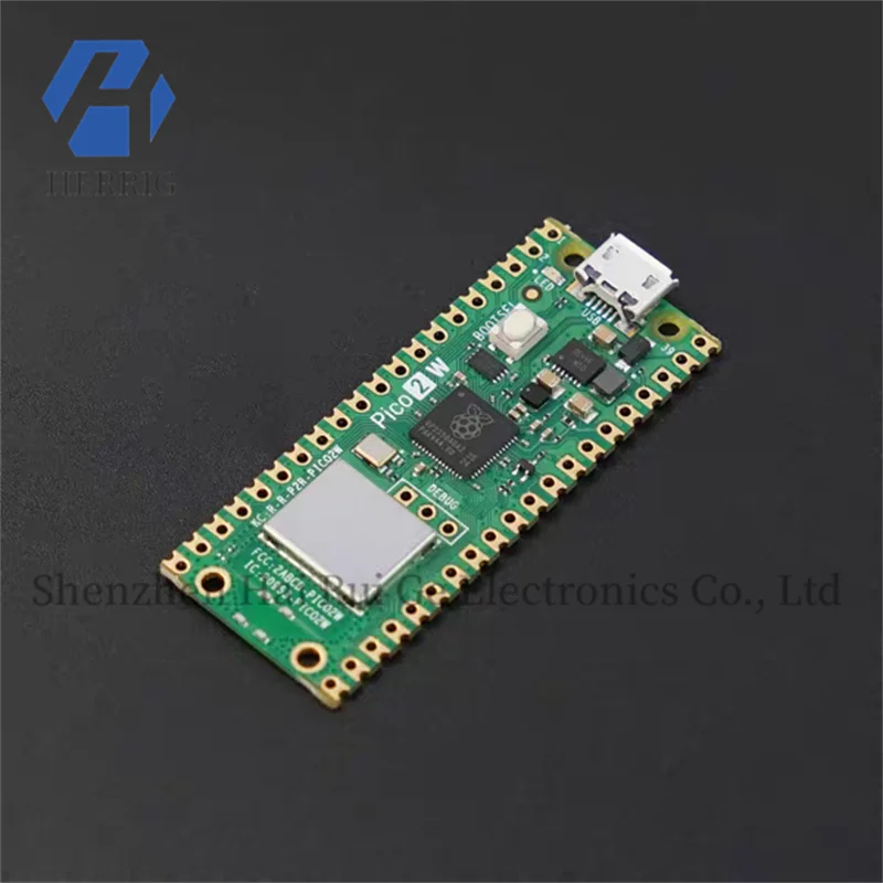 The new original Raspberry Pi Pico 2 W development board is equipped with an RP2350 chip
