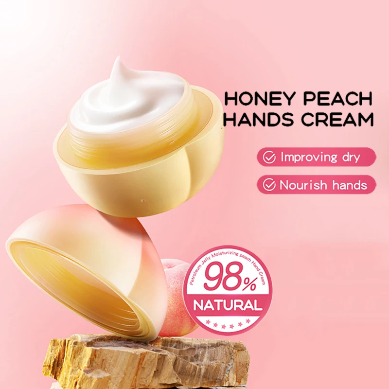 SADOER مانجو الخوخ الألوة فيرا الليمون الفاكهة شكل كريم اليد ترطيب تبييض إصلاح كريمات اليد للعناية بالبشرة اليدين