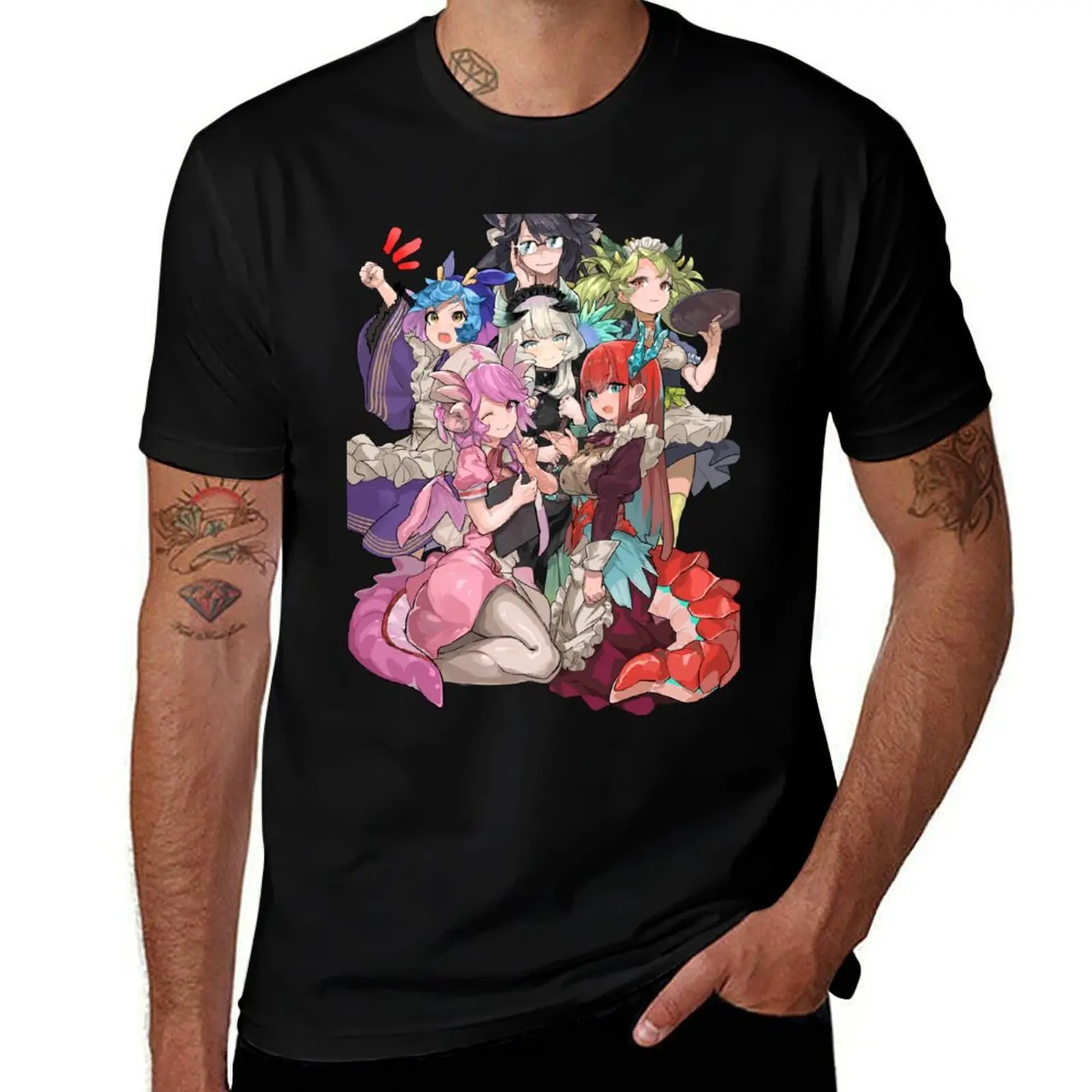 

Dragonmaid T-Shirt t shirts for man graphic cars anime tshirt
