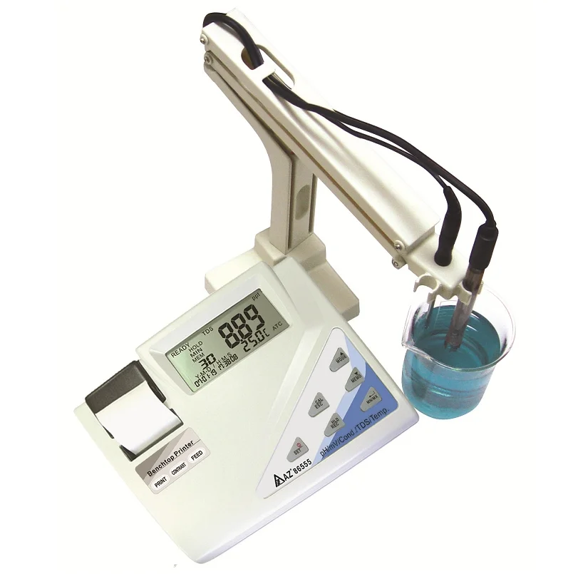 

AZ86505 Multi-parameter Benchtop Water Quality Meter - pH/ORP/Cond./TDS/Salinity Portable tableFish and shrimp culture experimen