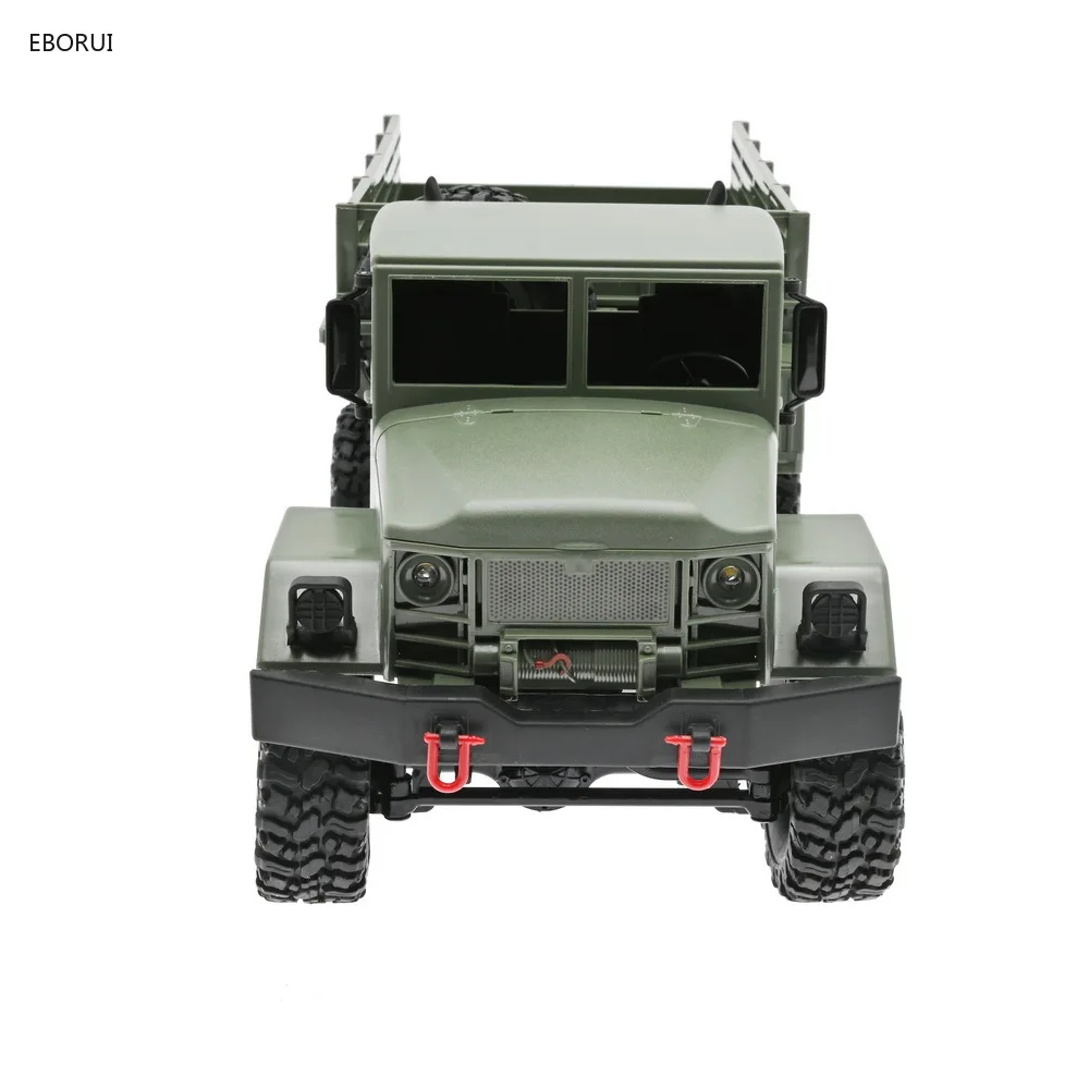 WPL B16 RC Military Transpotr Truck 1/16 2.4G Full Proportional 6WD Crawler Off Road RC Car With Light RTR Gift Toy for Kids