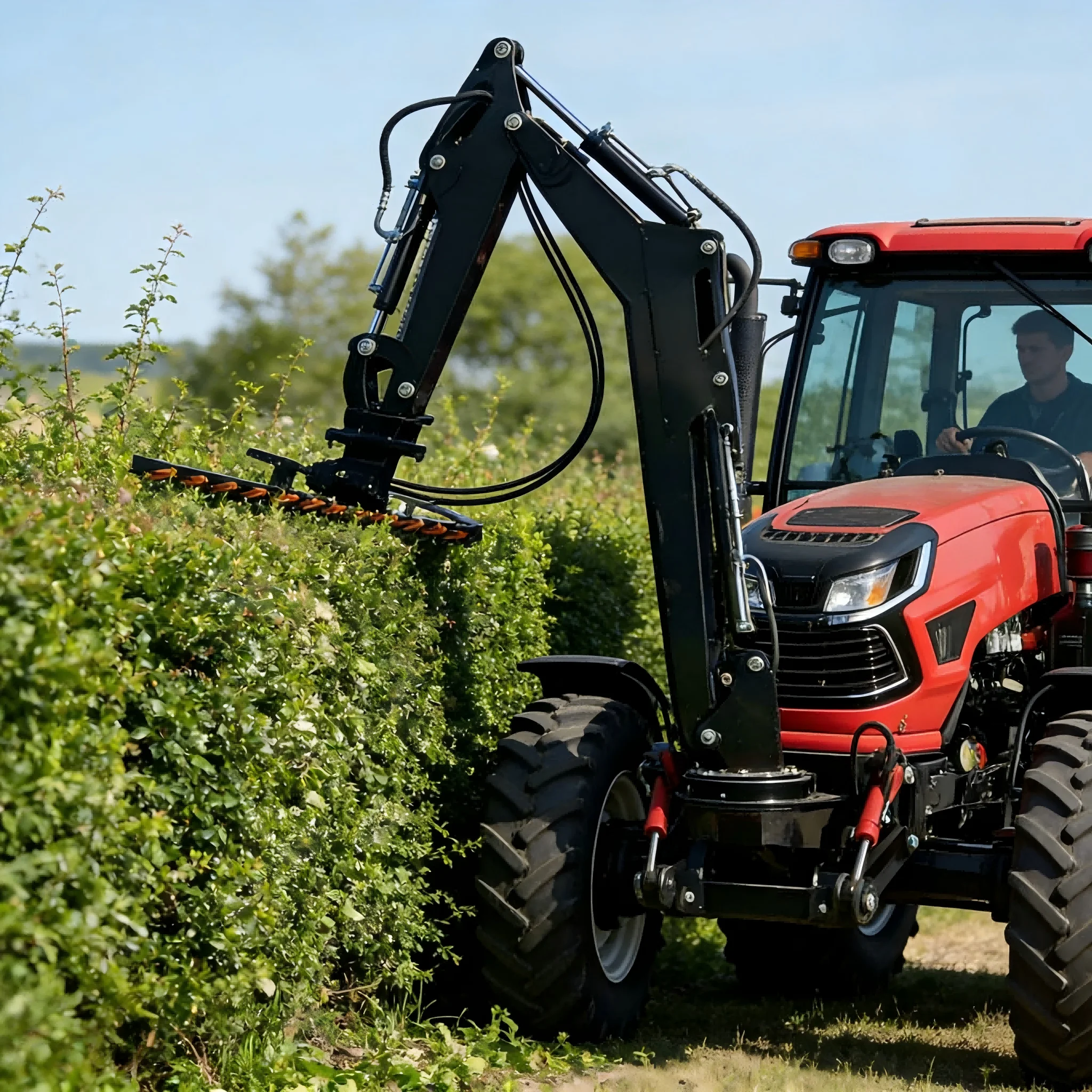 4x4 50-120 hp agricultural tractors for sale, CE certified, and compatible with various agricultural implements.