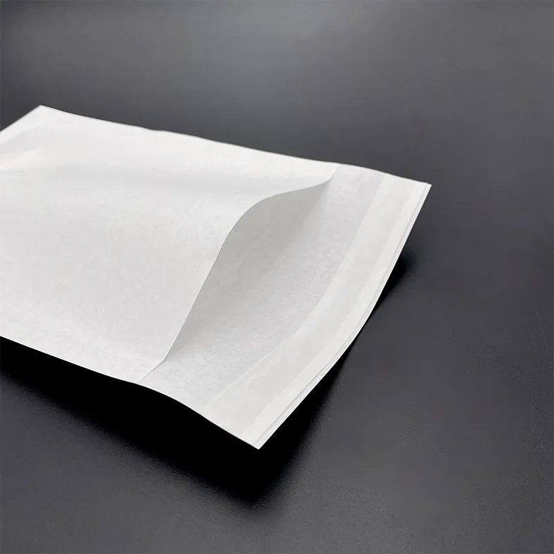 Bolsa de papel de cristal translúcido, sobre autoadhesivo para embalaje de ropa/regalo, sobre de papel encerado Biodegradable, 100 piezas