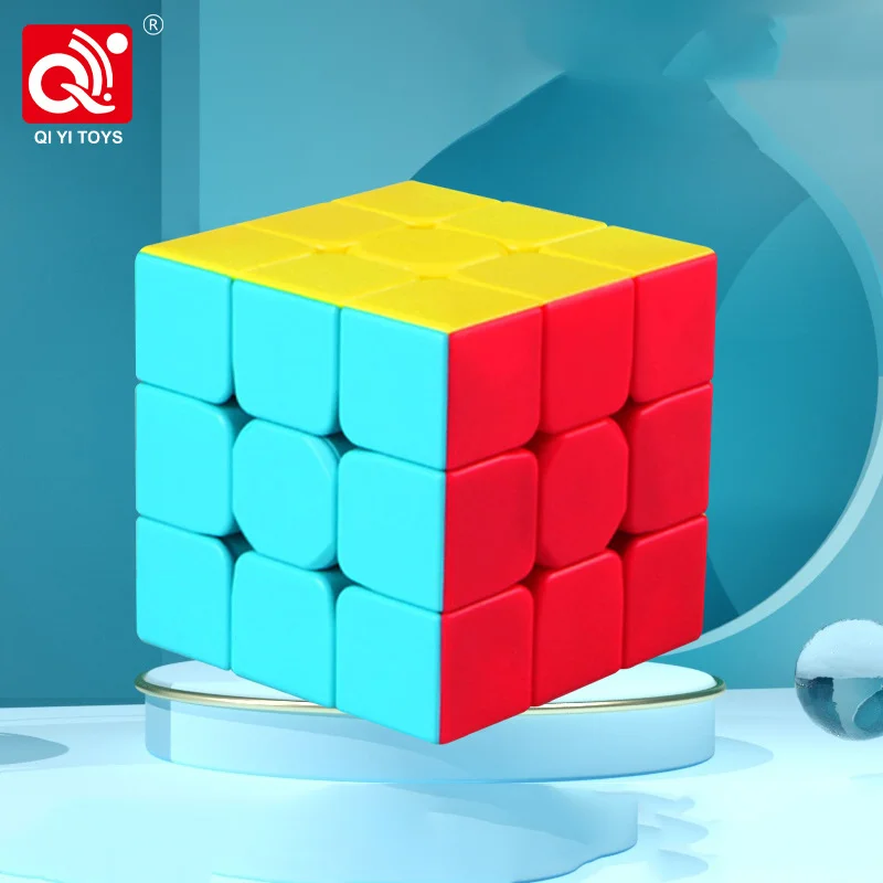 Qiyi-Speed Magic Cube para crianças, brinquedo educativo, 8 estilos, Yileng, colorido, presente