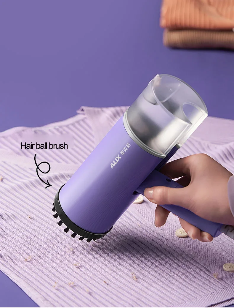 2026 New Handheld Steam Iron Foldable Garment Steamer Hanging Ironing Home Travel Clothes Ironing Machine with Hair Ball Brush