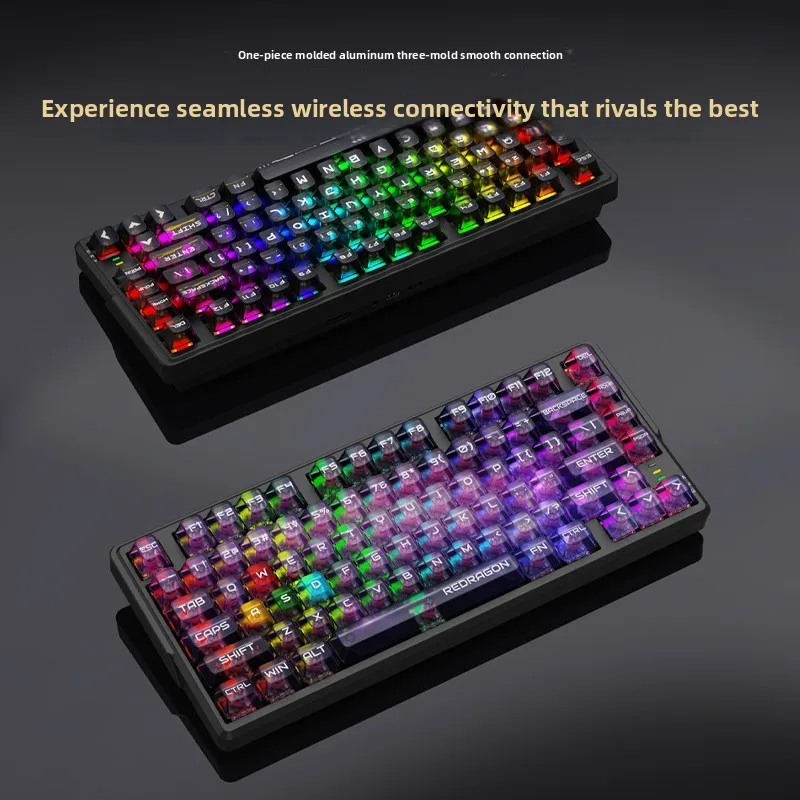 Redragon R82 Pro Wireless  Magnetic Switches Keyboard Aluminum Alloy Tri-mode Ultra-fast Response E-sports Game Keyboard