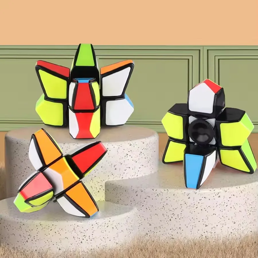 매직 큐브 3D 퍼즐 스피너 Fanxin 1X3X3 스피드 자이로 손가락 장난감 안티 스트레스 교육용 게임 어린이 및 성인용