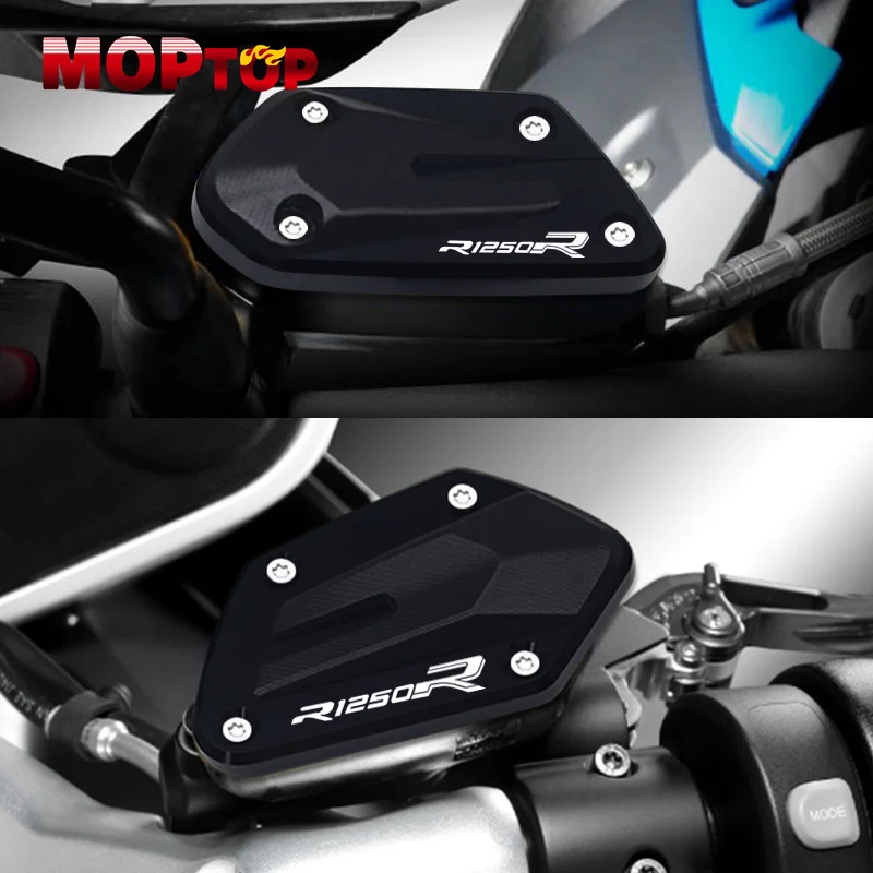 Motorcycle Front Brake Clutch Fluid Reservoir Cap For R1250RS R1250R R1250RT 2019-2024 2025 CNC Master Cylinder Oil Cup Cover