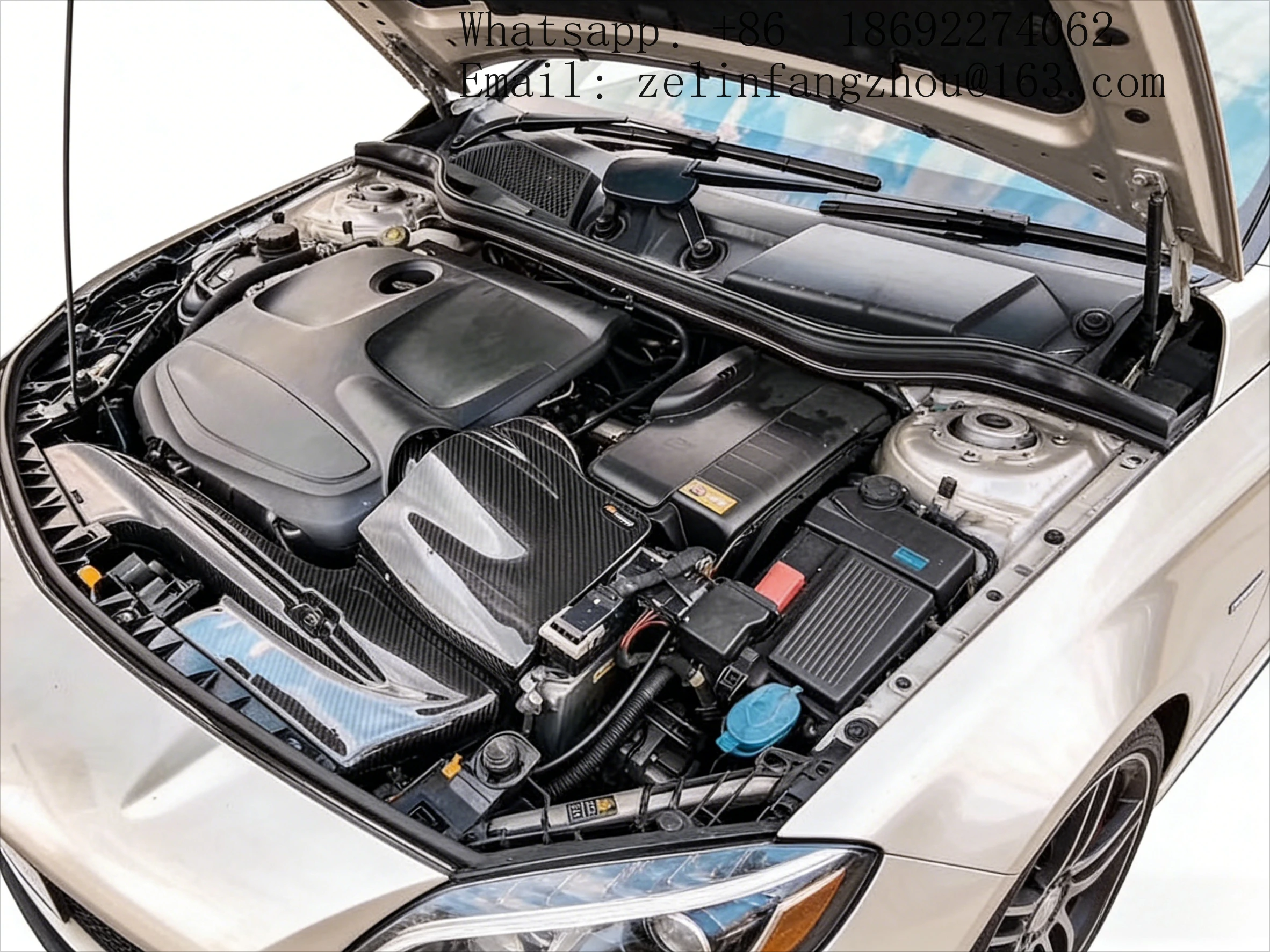 

100% Dry Carbon Fiber Cold Air Intake System For Audi S4 S5 B9 Strong Durable Airspeed Brand Performance
