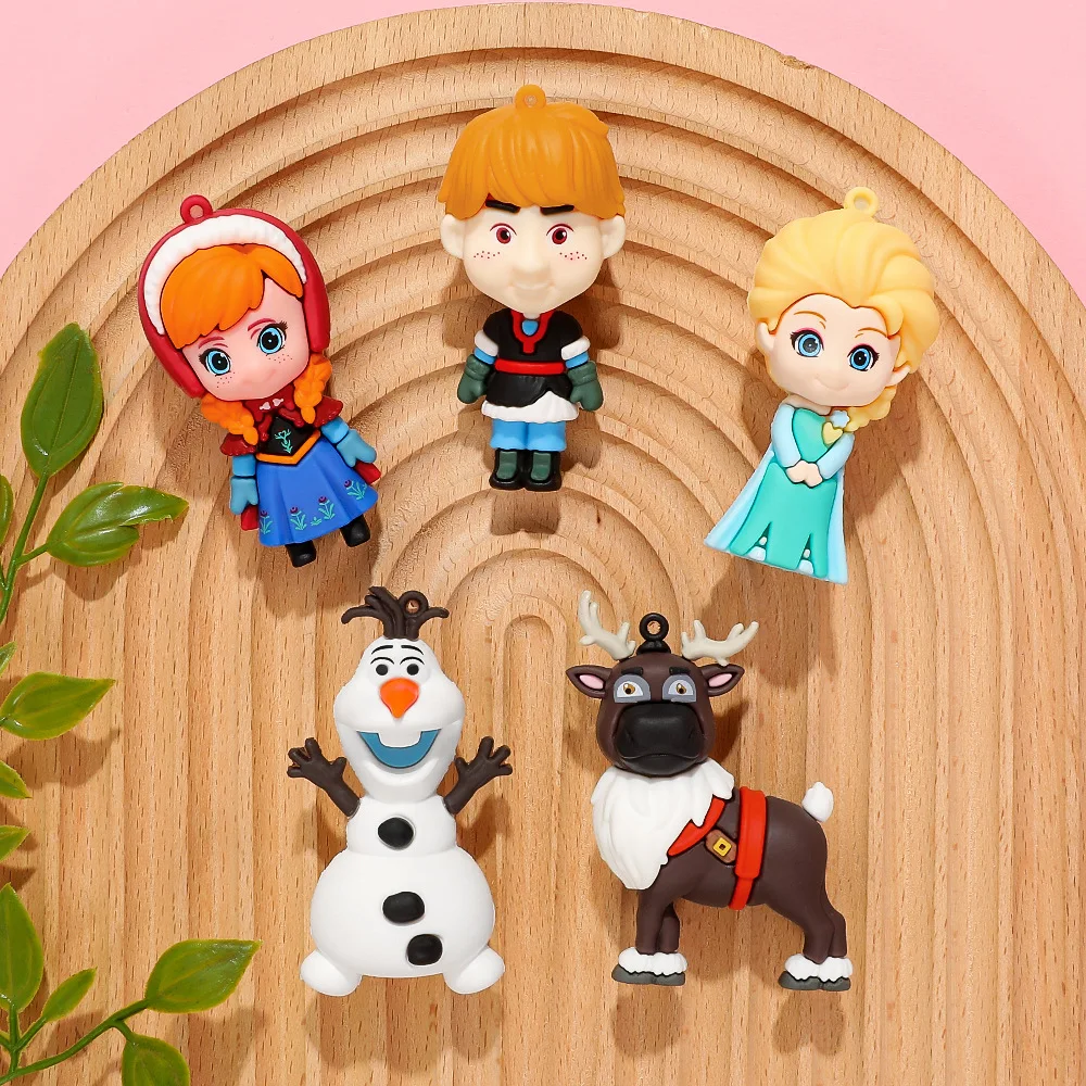 المجمدة إلسا آنا أنيمي الأجهزة الطرفية الإبداعية ثلاثي الأبعاد لينة الغراء مغناطيس الثلاجة عالية القيمة الديكور الهدايا بالجملة #4