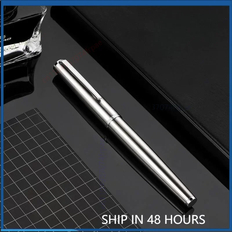 For Jinhao 95 All Metal Fountain Pen Replaceable Ink Cartridge Curved Nib Calligraphy Pen For Office Writing Practice (2PCS)