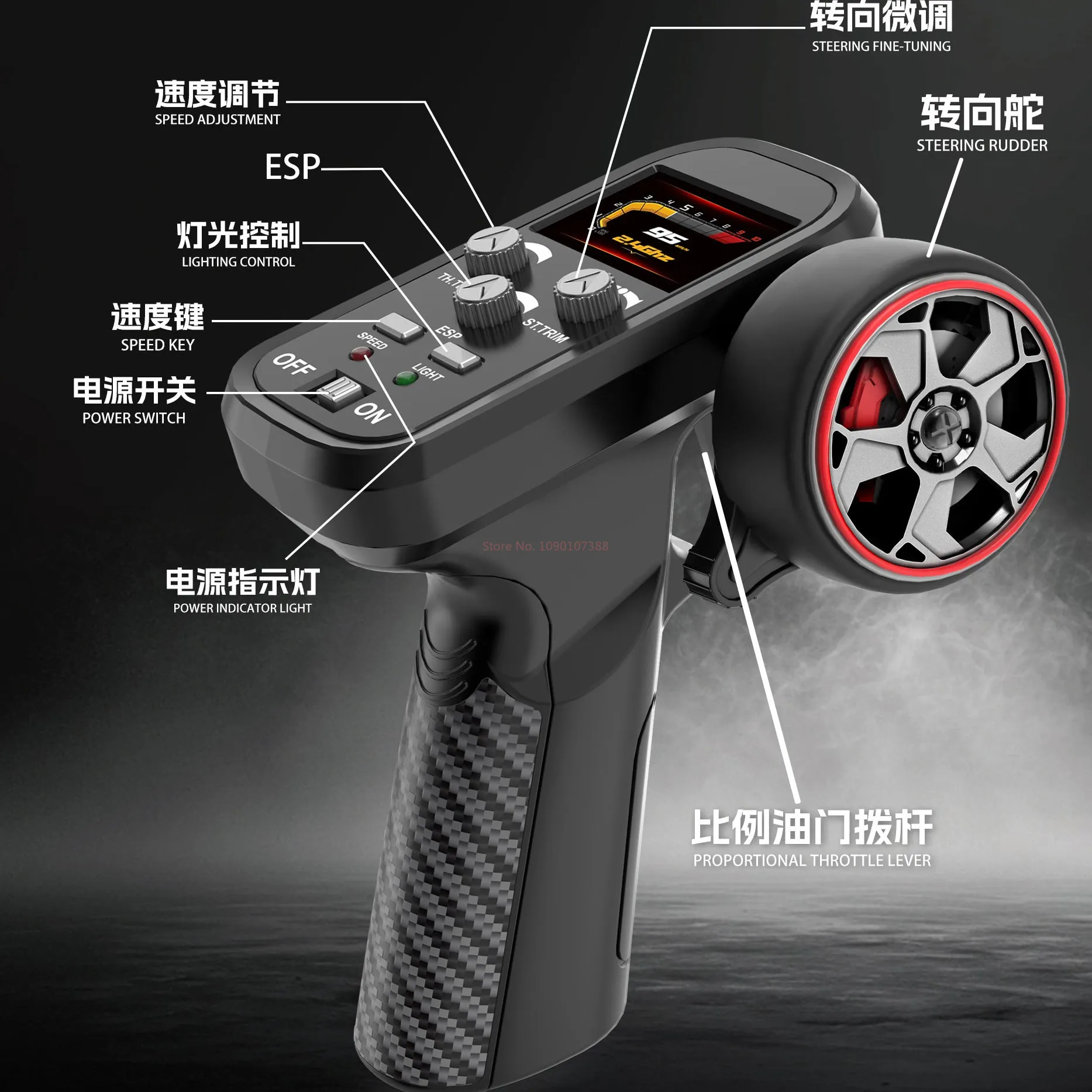 Golf GTI contrôle proportionnel complet 1:43 quatre roues motrices télécommande voiture mini gyroscope réglable modèle RC jouets de course à dérive