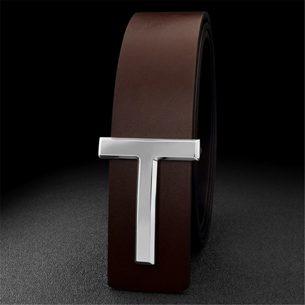 Hohe Qualität 3,8 cm Leder Business Männer Gürtel Luxus Marke Designer berühmte Gürtel für männer Jeans Strap Männlich Metall schnalle gürtel