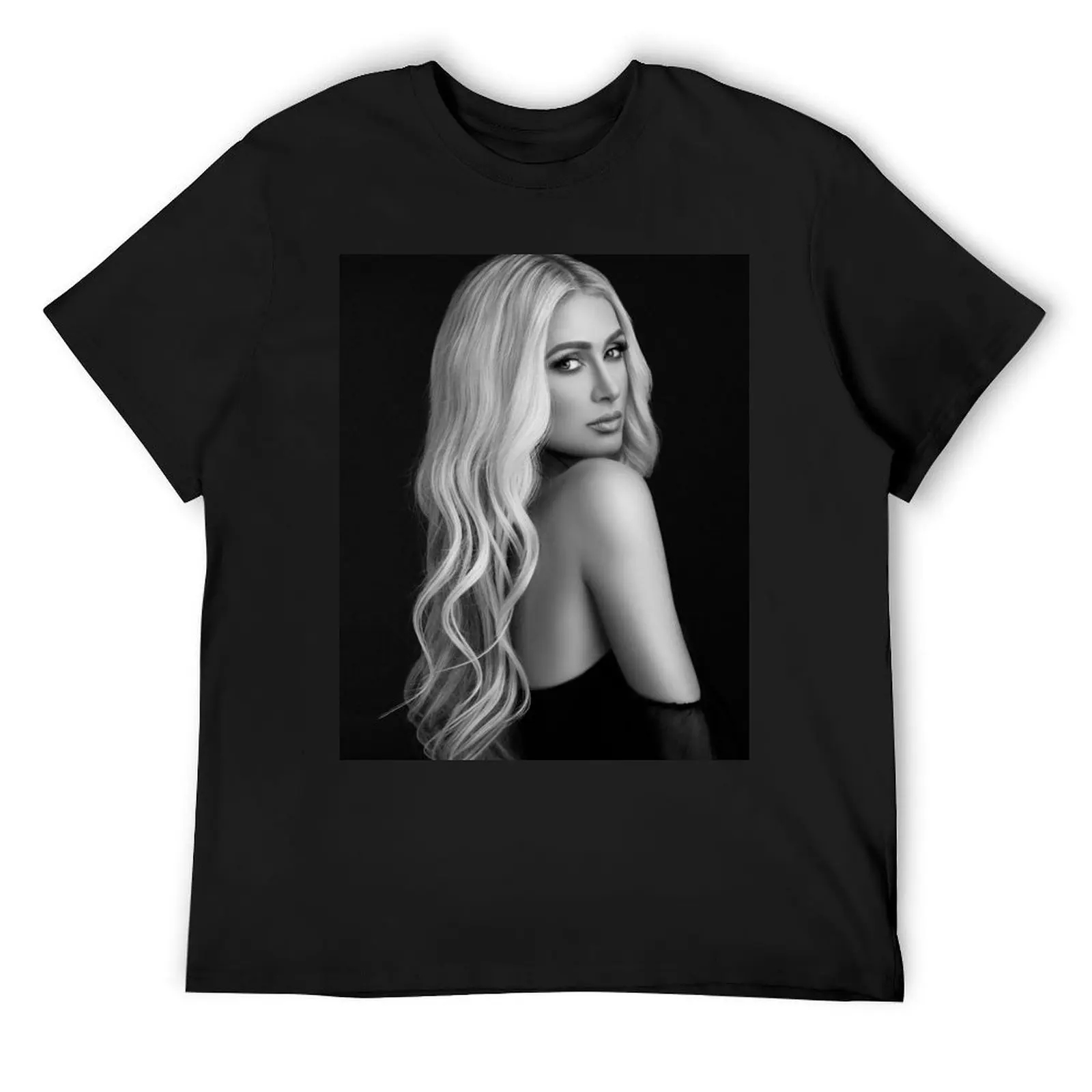 

Paris Hilton that's hot fan art mask, poster, tapestry, canvas tribute T-Shirt cheap stuff Men's t-shirt