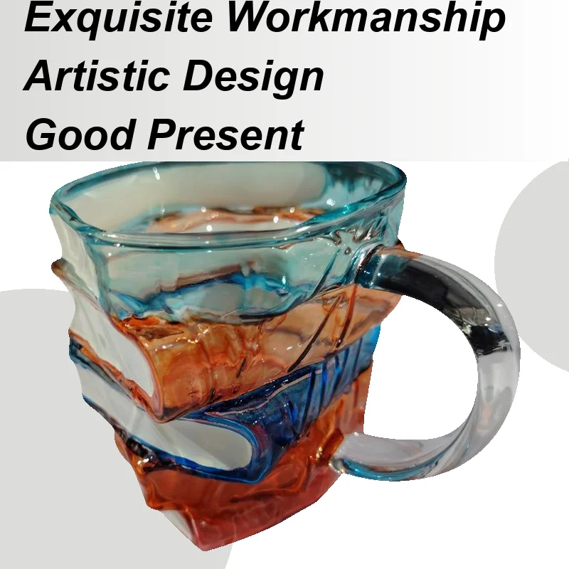 

Окрашенная книжная чашка, стеклянная кружка для любителей книг, декоративный устойчивый к сколам контейнер для напитков, креативный декор стола для дома, гостиной, кабинета