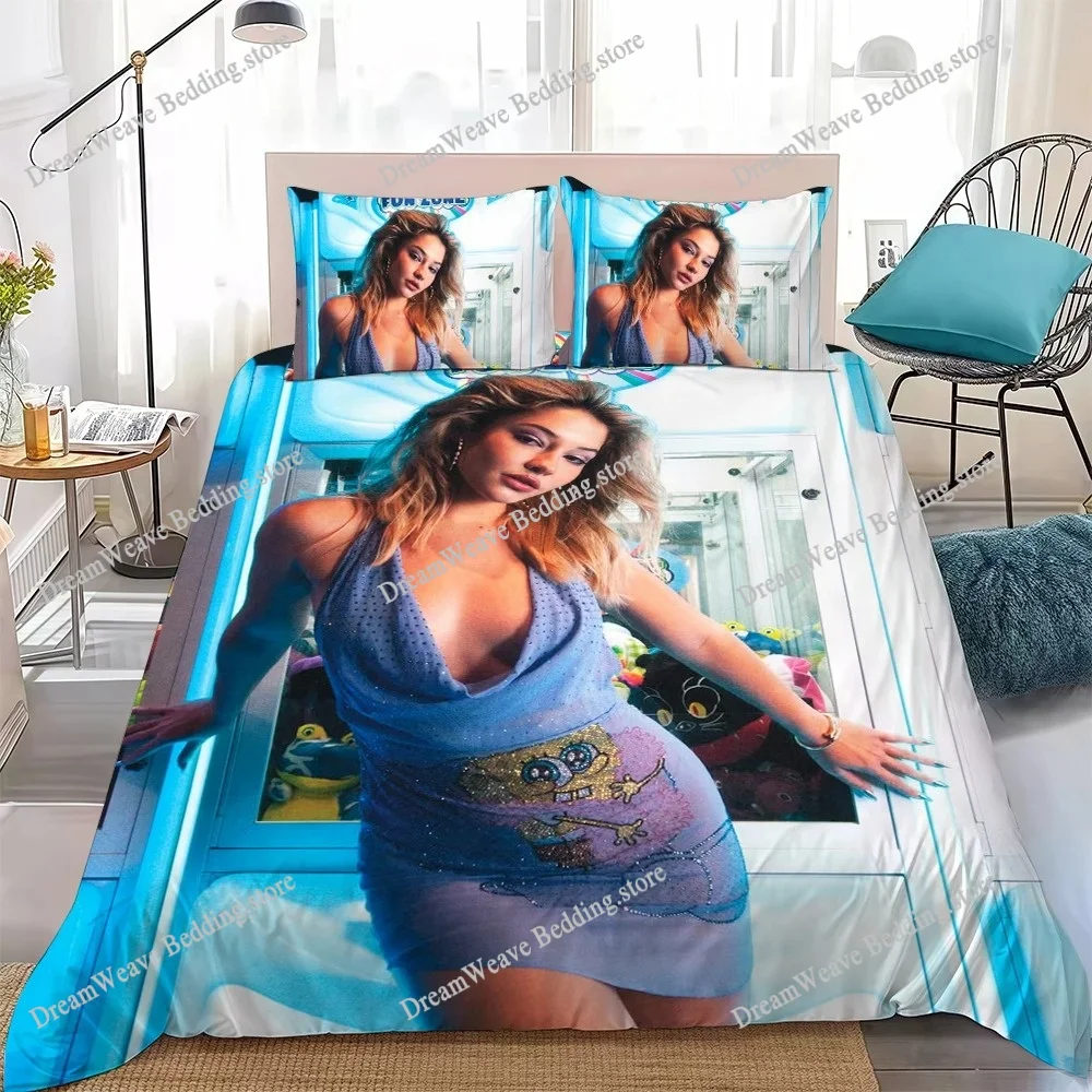 

Fashion Madelyn Cline Duvet Cover Set Home Style Bedding Soft Laundry Cotton Bed Student Dormitory Gift