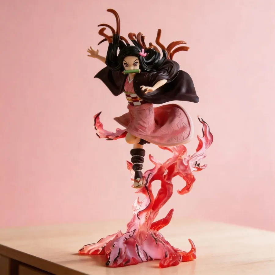 

Anime Figure Kamado Nezuko from Demon Slayer: Kimetsu no Yaiba 21cm Collectible Model Toy for Fans | Action Fi
