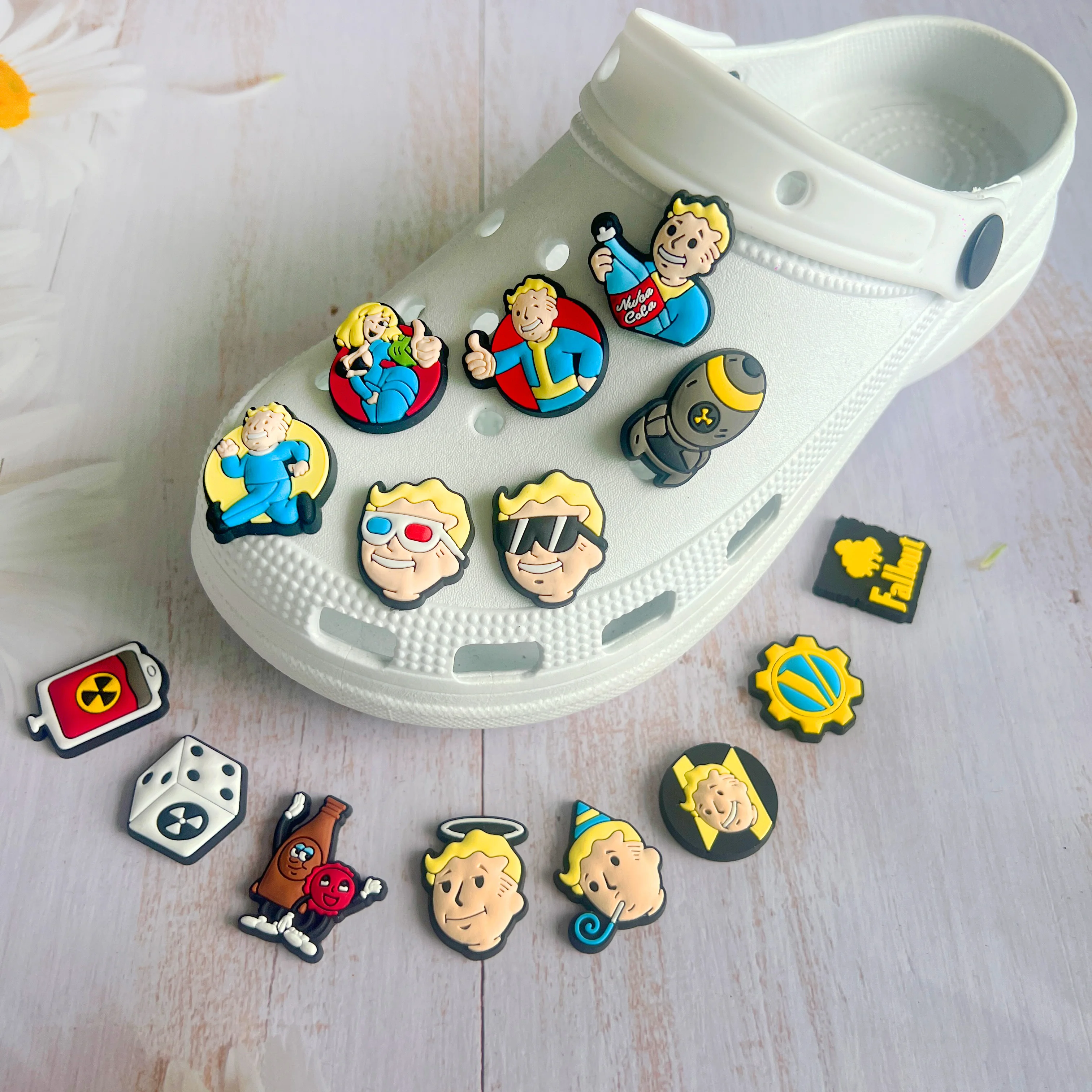 HOT Sale 1pcs Movie Cartoon series Shoe Charms Accessories Decorations PVC Buckle for Kids Party Xmas Gifts