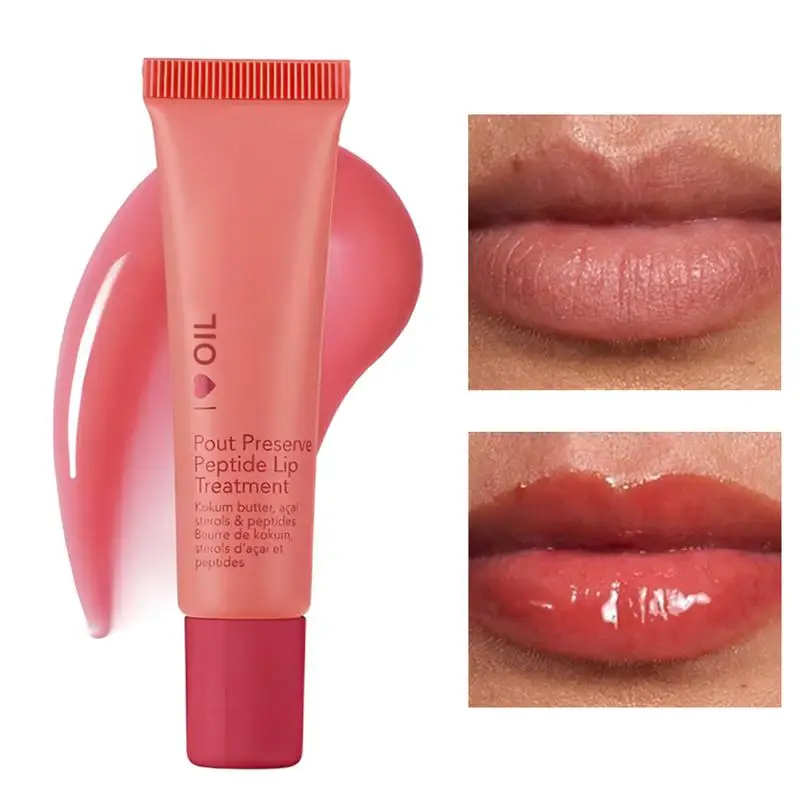 CfLiquid Lip CusHydrating Smoothing Jules Lines Jelly Pout, Liquid Lip CusHydrating Gelée Transparente, Huile de Baume Jules