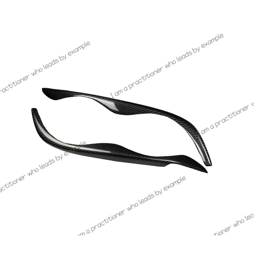 

Applicable to 99-04 BMW E46 carbon fiber high beam headlight eye light eyebrow outer frame auto parts