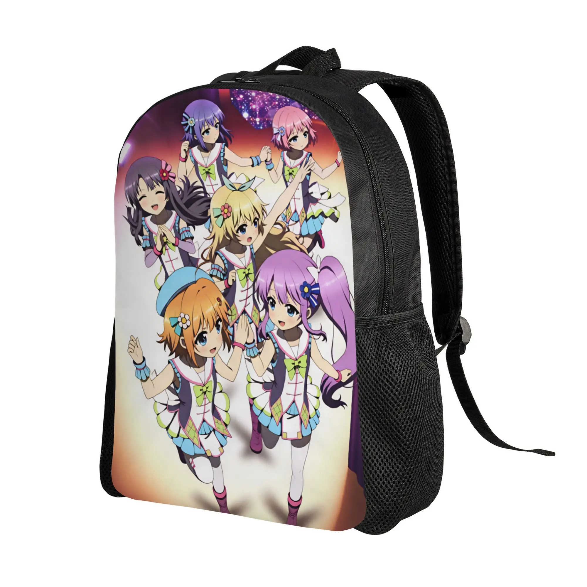 rui kamishiro tenma tsukasa  Backpack  Student Polyester University Backpacks Lightweight Kawaii School Bags Rucksack