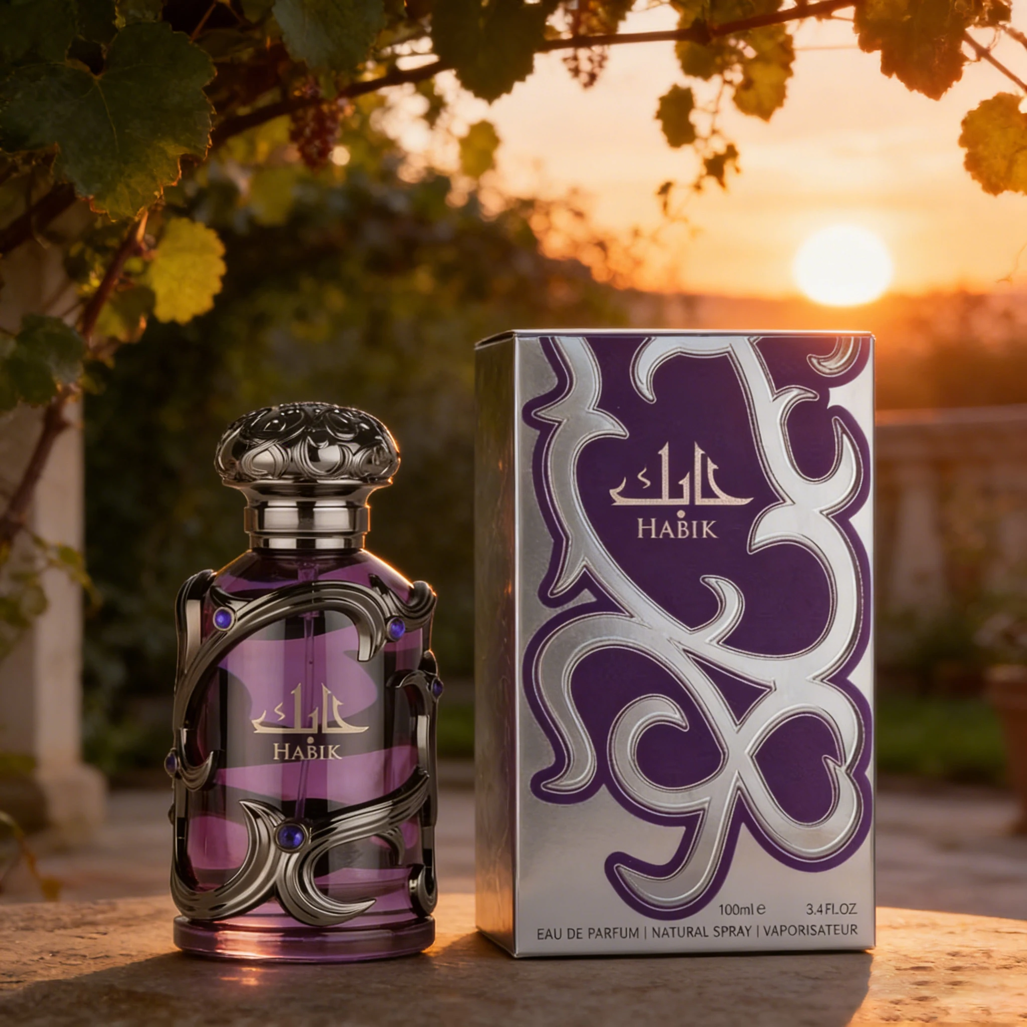 

Lattafa Habik Eau De Parfum Spray for Men - Spicy Aromatic Woody Musky Long-Lasting Fragrance 3.4 Oz / 100 Ml