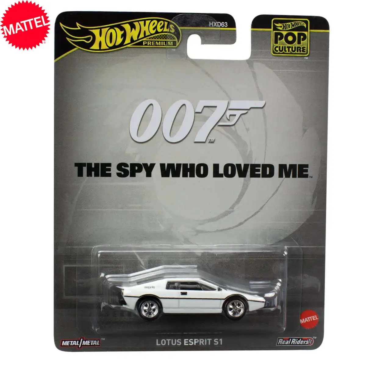 

Mattel Hot Wheels New POP Car Culture Mix 4 HDX63-D Lotus Spirit S1 коллекция моделей для шпионов, которые любят меня 007, игрушка из литья под давлением 1:64