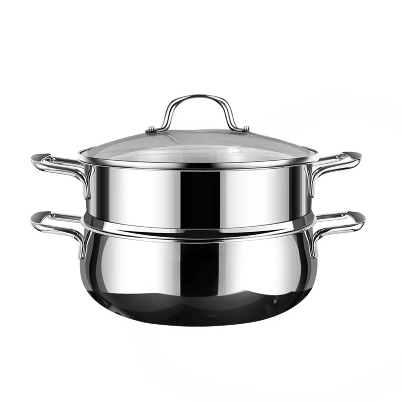 

Hot pot, household stainless steel, induction cooker universal porridge soup pot