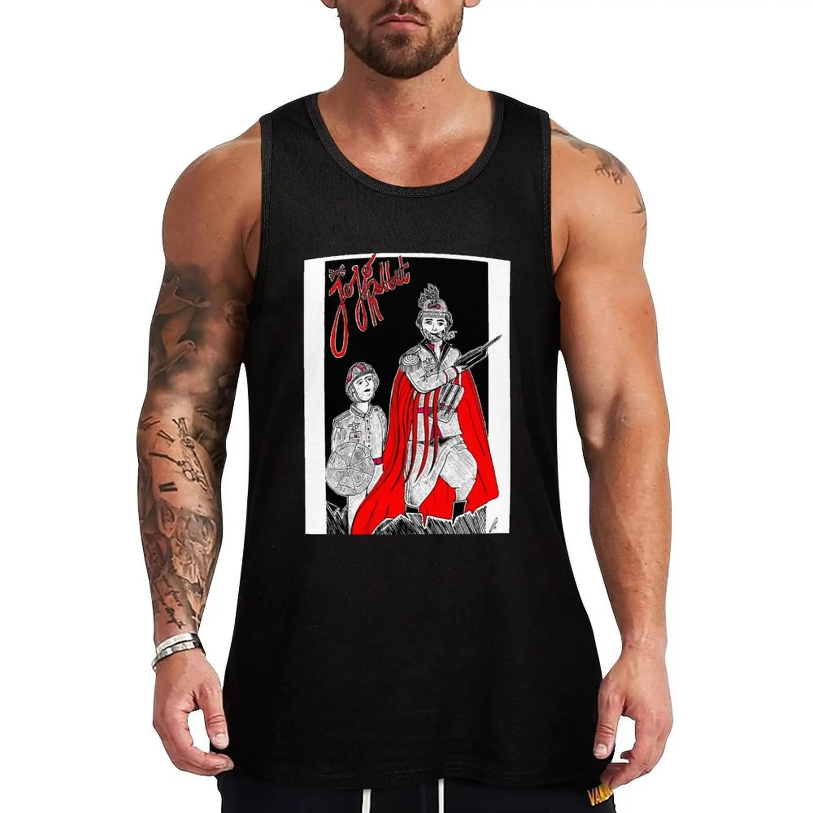 Jojo Rabbit // Captains // Alternative Movie Poster Tank Top Casual Everyday Tank Top Soft Loose Sleeveless Shirt