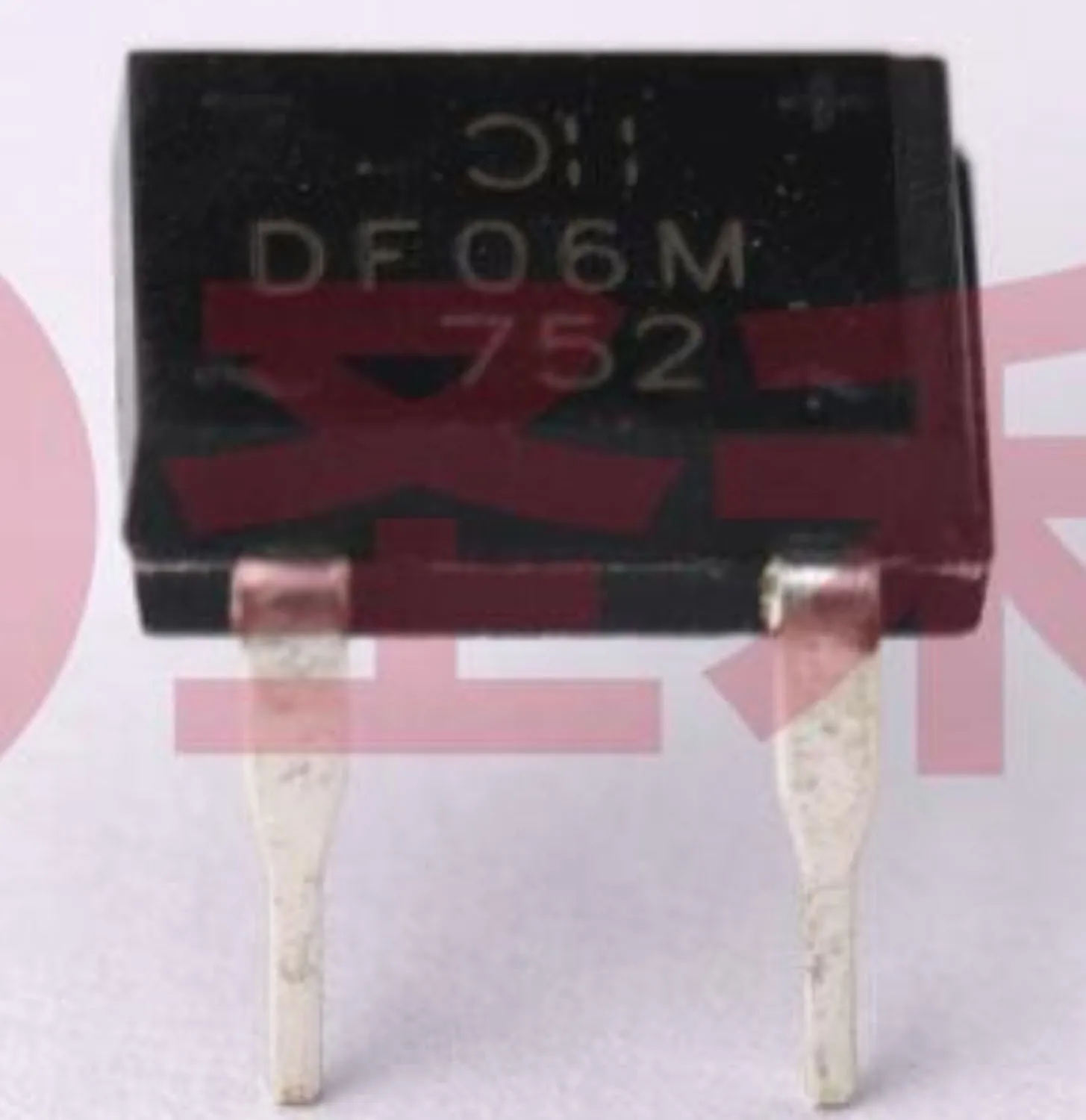 10-50PCS-Original-Bridge rectifier - single-phase - standard -600V-1A- through hole - DFM：DF06M。Marking:DF06M