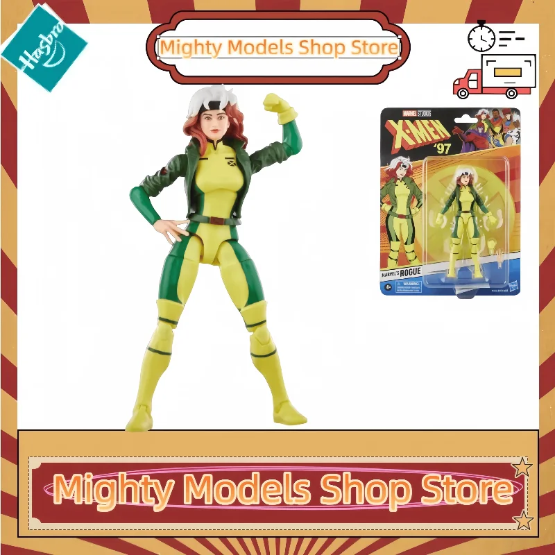 

In Stock Hasbro Marvel Legends Retro Card Rogue 97 X Men 6 Inch Action Figures Collectible Toys for Boys Gift Anime Cartoon