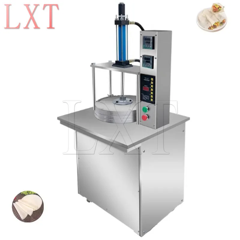 

Automatic Pizza Dough Press Machine Pneumatic Pizza Press Flat Machine Commercial Tortilla Press Making Machine