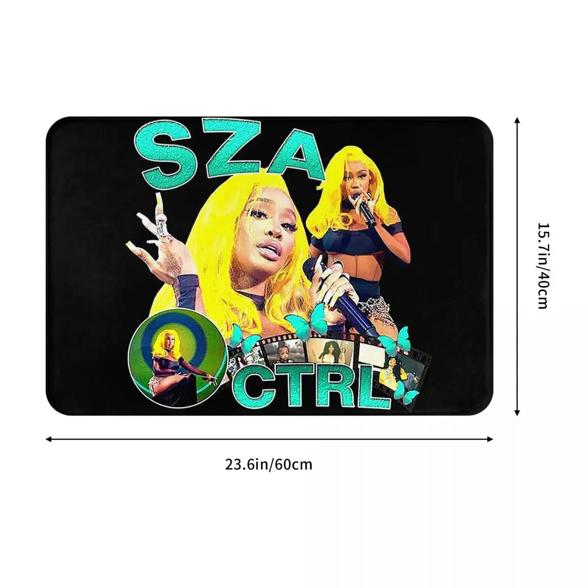 SZA SOS Song Singer Doormat Antiwear Carpet Rug Kitchen Entrance Home Floor Mat for Bedroom Footpad Mats