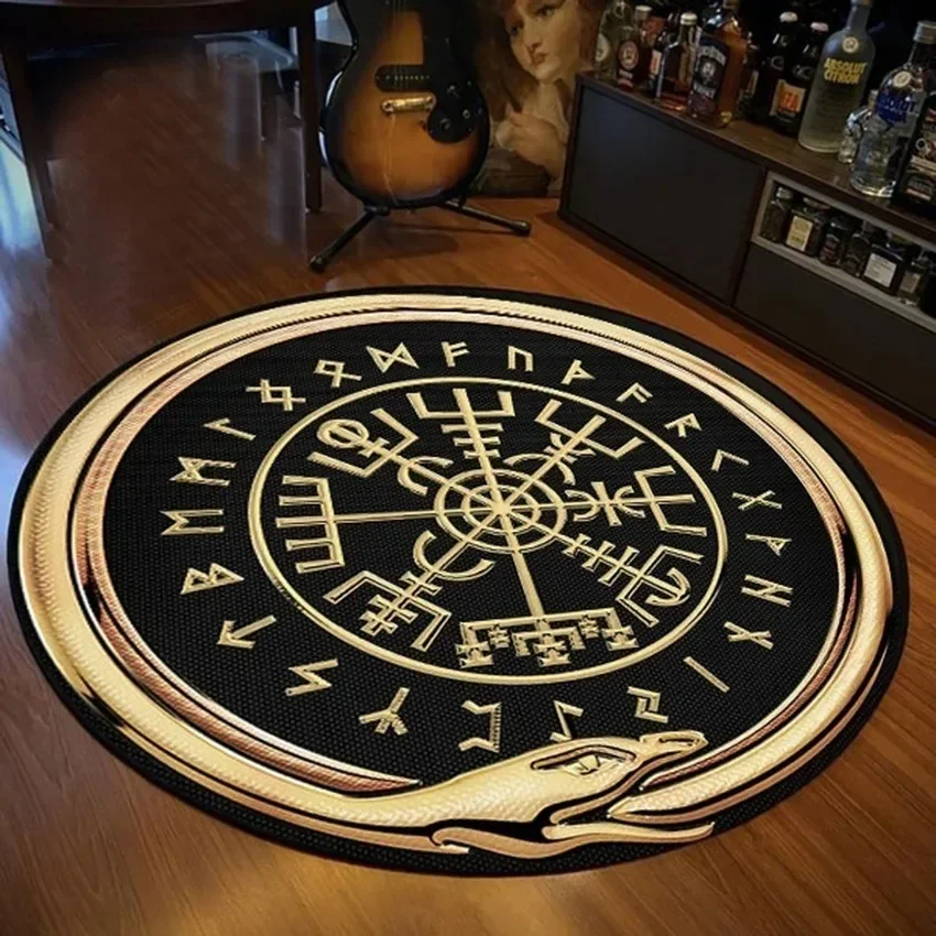 Home decoration personalized carpet Gothic Satan carpet bedroom living room entrance floor mat bathroom absorbent door mat