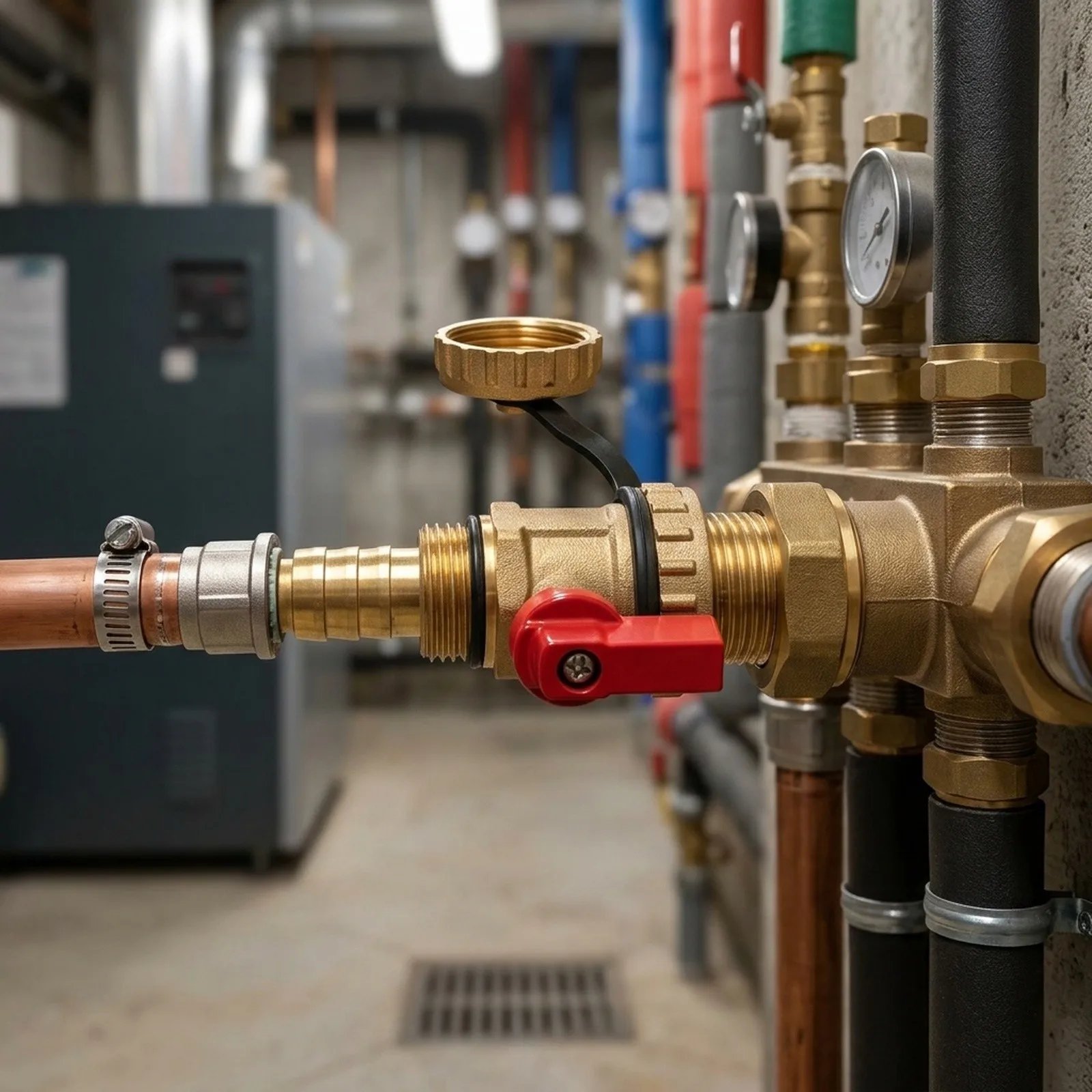 Boiler Valve Ball Valve Convenient Size Efficient Functionality Enhanced Safety Features High Pressure Valve Copper Alloy