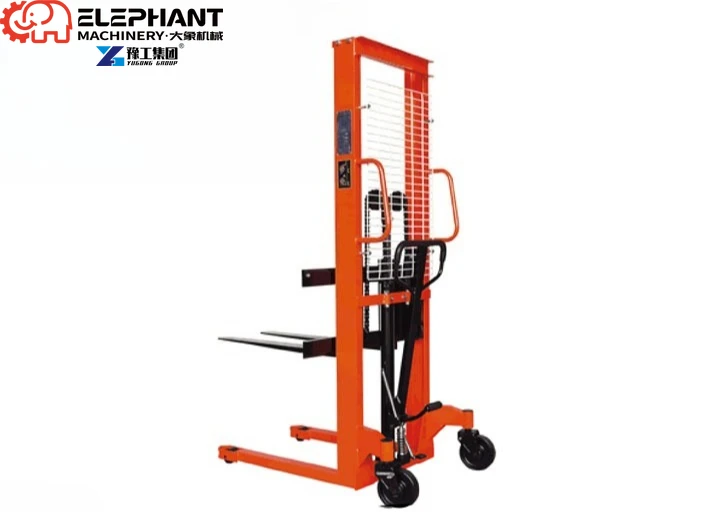 Heavy Load 1.5 Ton Electric Pallet Stacker Forklift Truck For Industrial Warehouse