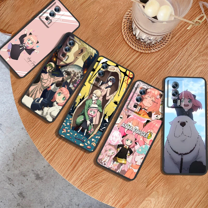 

S-SPY X F-FAMILY Cute For Xiaomi Redmi 9A 9C 9AT 10C 9 9T 10 12C 13C 8 12 K60 A1 K50 K40 5G Black Soft Phone Case