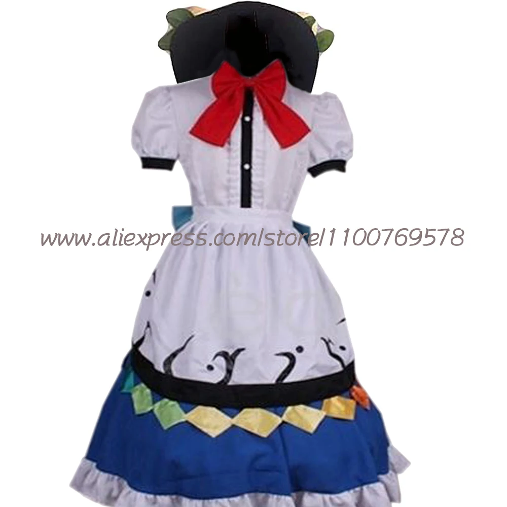 

Anime Hinanawi Tenshi Uniform Costume Cosplay Women Full Set Hinanawi Chiko