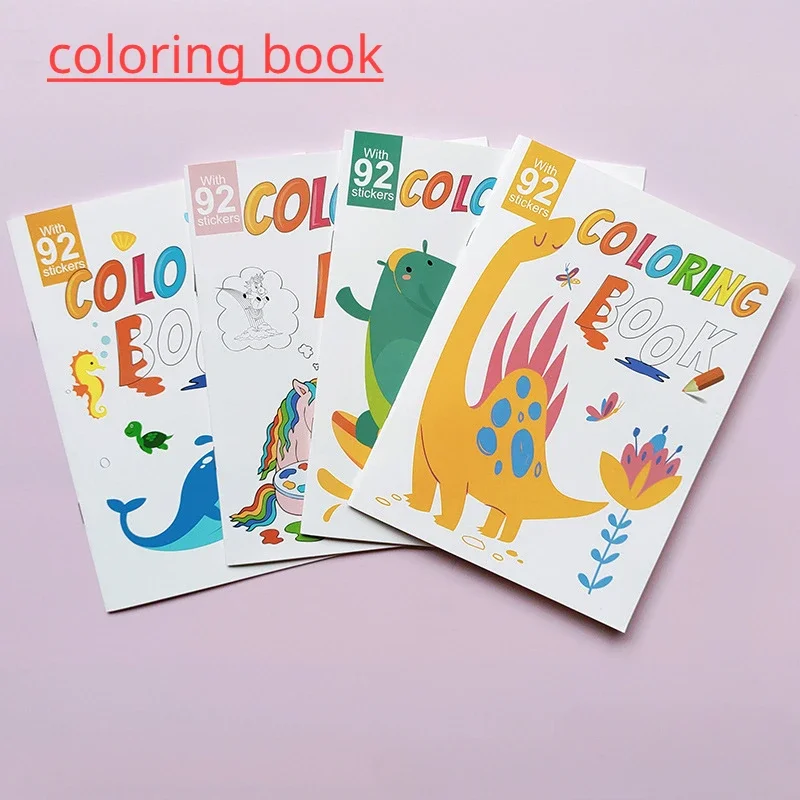 Imagem -02 - Kindergarten Coloring Book For Children Desenho e Graffiti Notebook Aquarela Drawing Card Idosos 23 a 6