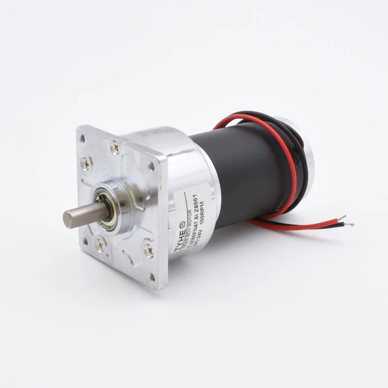 

TYHE 60mm 12v 24v 30rpm 40 Rpm Low Speed High Torque 150kgcm 35w 40w Brushed Dc Metal Gear Motor for Electric Motorcycle