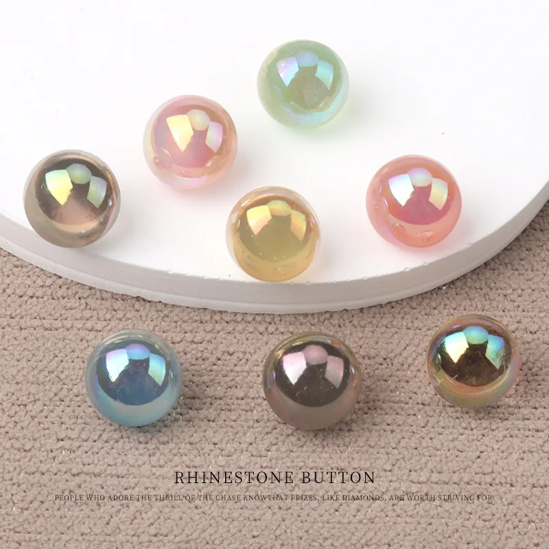 30 قطعة/الوحدة 10 مللي متر الملونة الراتنج الفطر زر المرأة الرجعية قميص سترة زر الأطفال سترة زر الزخرفية N404