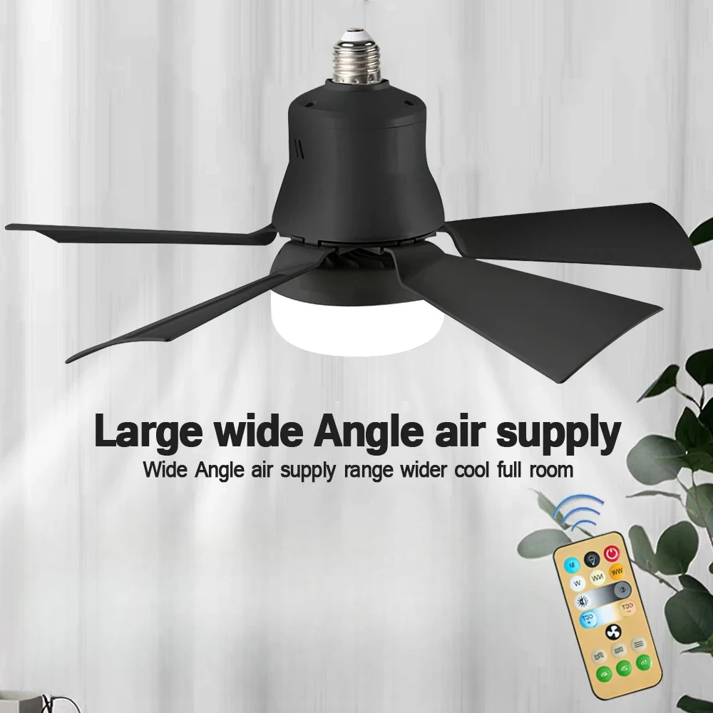 

Ceiling Fan Light Remote Control 3 Speeds Wind ventilador de techo Multifunctional Home Led Lamps Powerful 1500 lumens Lights