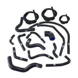 Tubo flessibile per radiatore in silicone per Mazda Mx5 MK1 1.6 1989-1998 + KIT TUBO per vuoto (16 PZ)