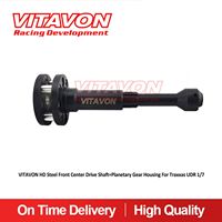 VITAVON HD steel front center drive shaft+planetary gear housing is suitable for Traxxas UDR-