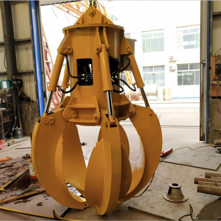 Customized 5-Claw Hydraulic Grapple Excavator Attachment for Scrap Metal Construction Sorting
