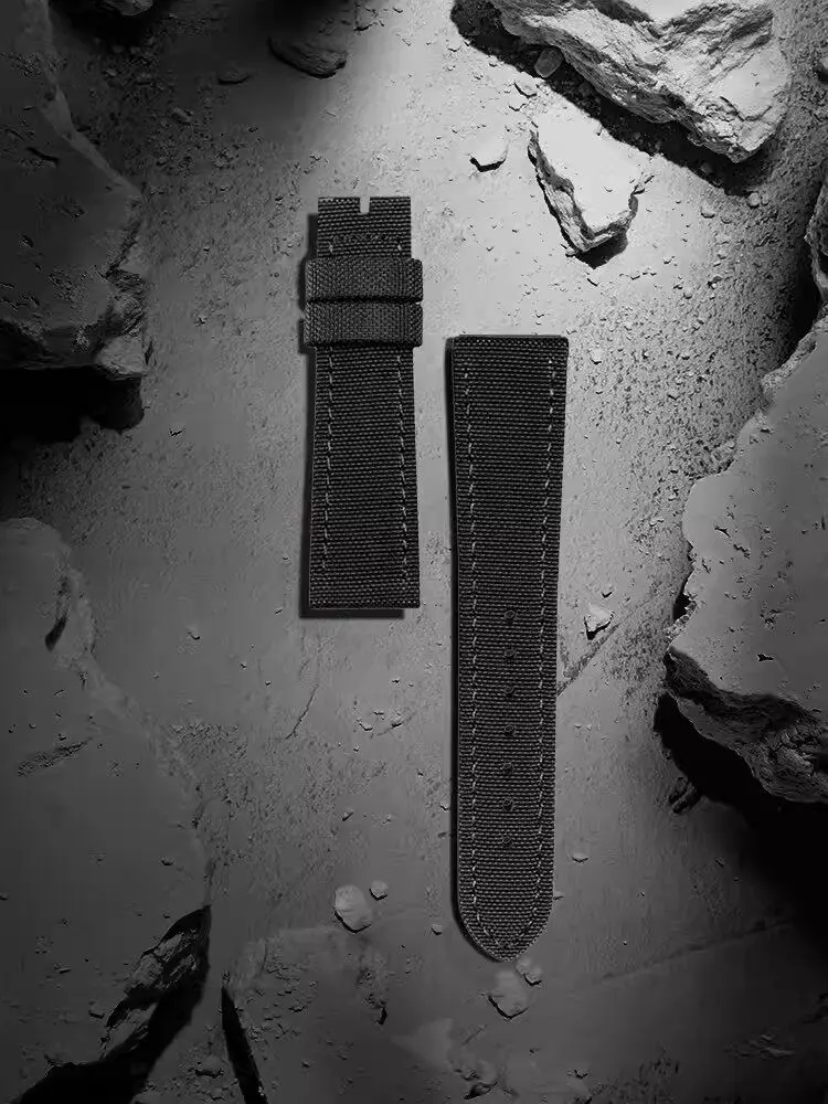 Suitable for SEIKO Seiko No. 5 Strap ONE PIECE Joint Luffy Mountain Zhinamei Nylon Carbon Fiber Texture Watch Strap