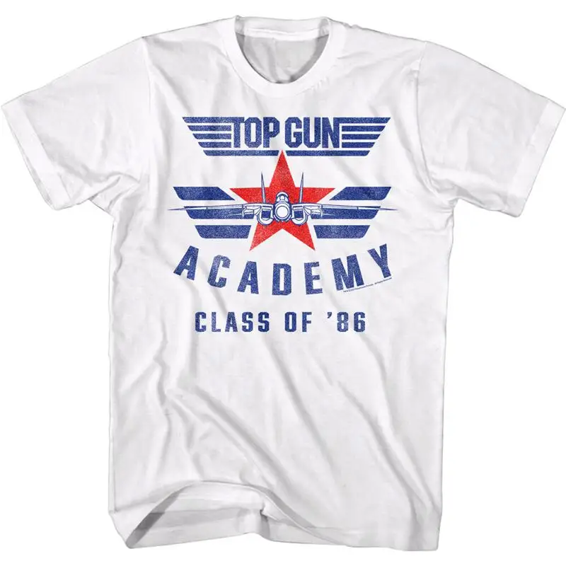 Top Gun Academy Classe de 86 Camiseta masculina Navy Fighter Jet Pilot Tomcat Maverick