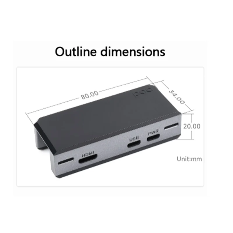 Imagem -06 - Pod para Raspberry pi Zero wh Zero w Série Boards Funciona com Outros Módulos Zero Pods Case