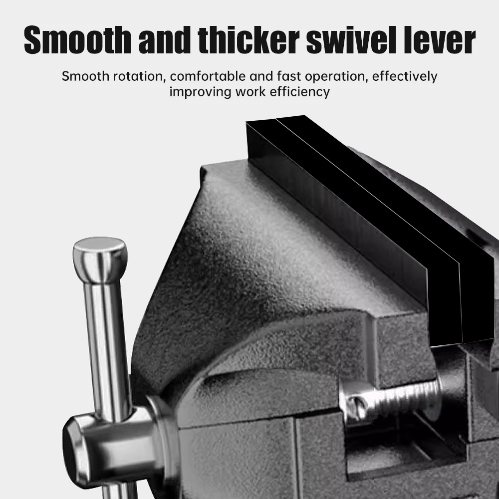 35mm/50mm Multiusos Mini Banco de Doble Propósito Mesa Clamp-on Vise Con 360 Grados Base Giratoria para Trabajar La Madera DIY Workbench